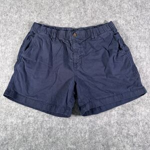 BEARBOTTOM Shorts Mens XL Navy Blue Elastic Stretch 5.5” Inseam Flap Pocket